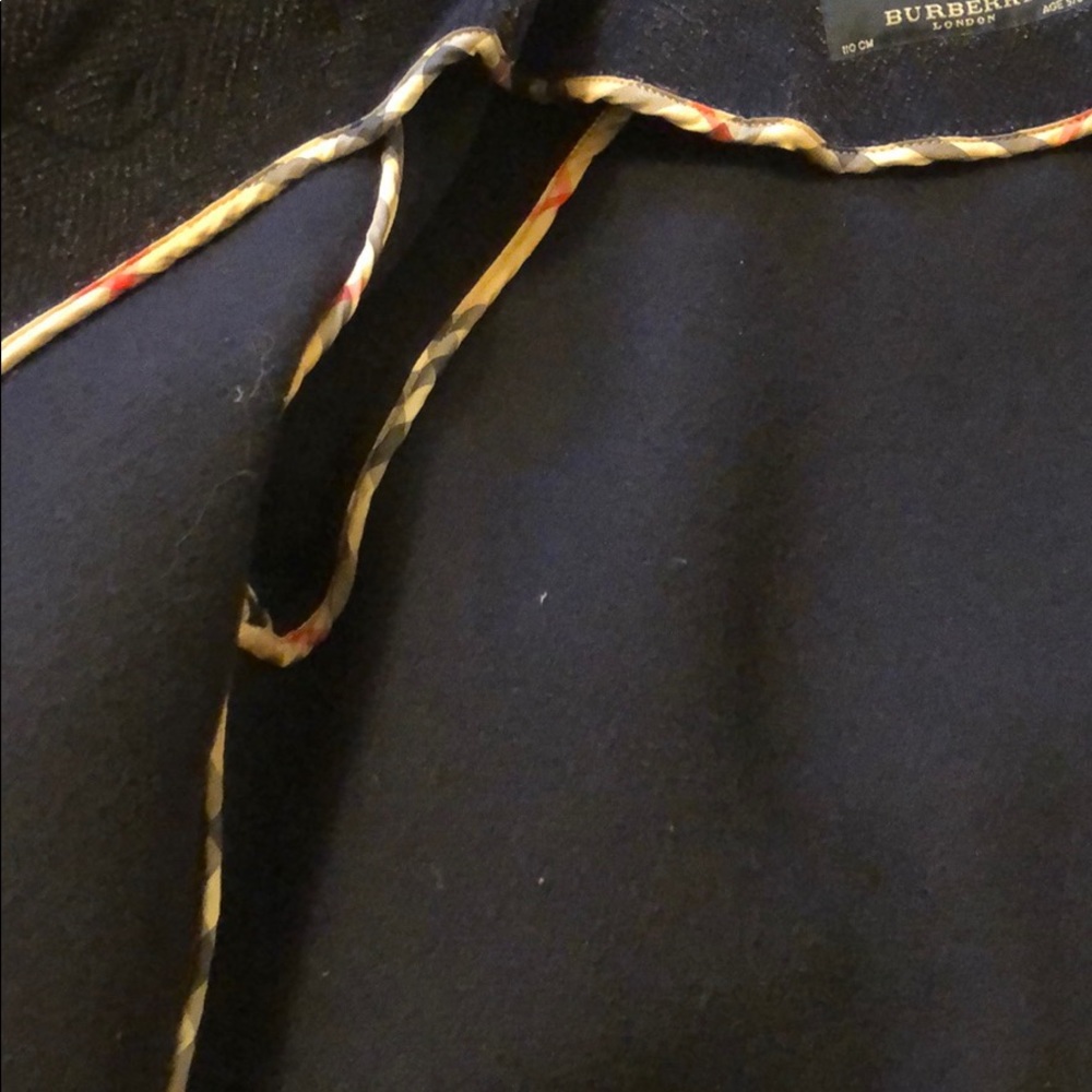 Boys Burberry Wool Coat - Picture 4 of 4